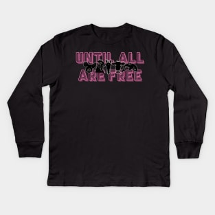 Animal Liberation Kids Long Sleeve T-Shirt